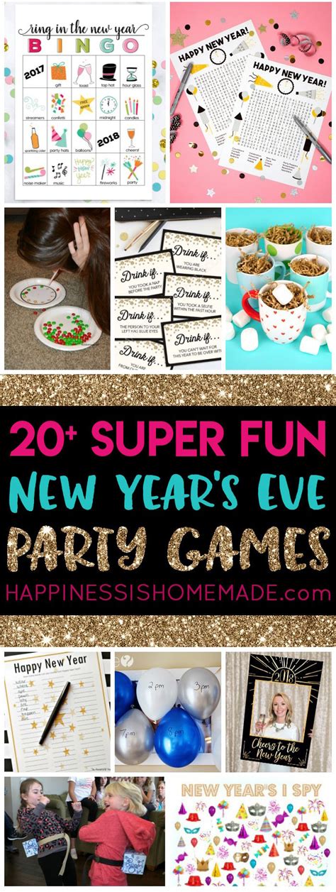 35+ Fun New Year's Eve Games - Happiness is Homemade