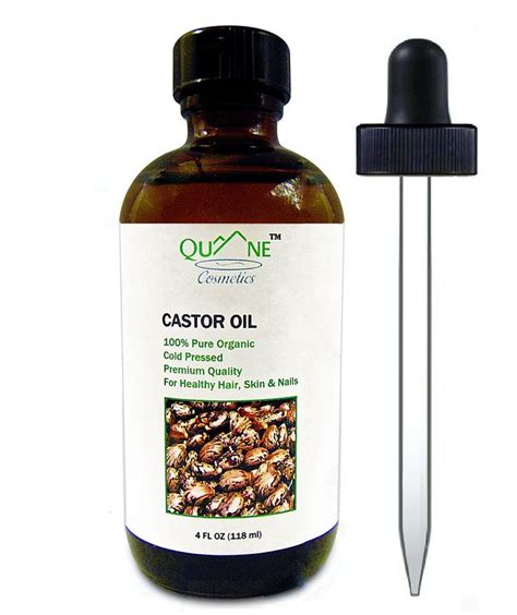 Quane Cosmetics Organic Castor Oil For Hair Growth Cold Pressed