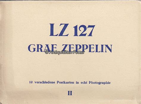 Deutsches Reich O J Ansichtskarten Lz Graf Zeppelin