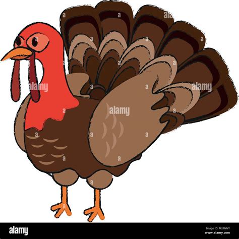 Turkey Bird Cartoon Stock Vector Image Art Alamy