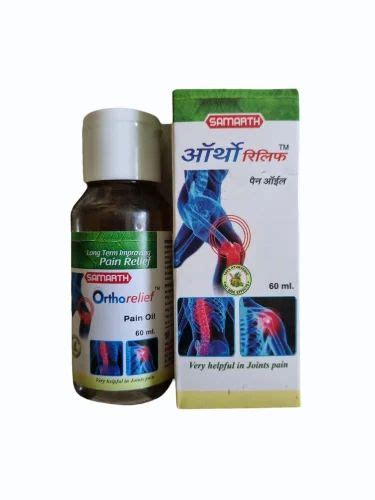 Ortho Relief Pain Oil Packaging Size Bottle In One Pack At Rs