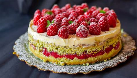 Gâteau Pistache Framboise Un Délice Rafraîchissant Cuisine