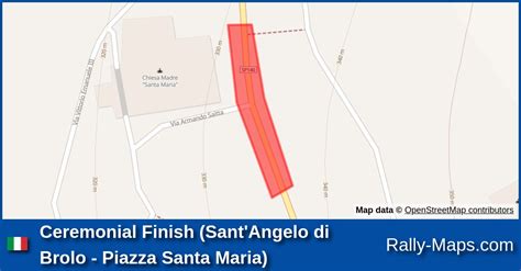 Ceremonial Finish Sant Angelo Di Brolo Piazza Santa Maria Stage Map