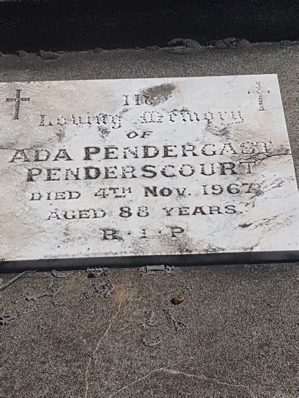 Alice Margaret Ada Pendergast Find A Grave Memorial