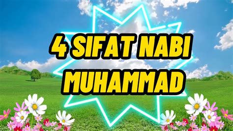 Sifat Nabi Muhammad Saw Prasekolah Youtube