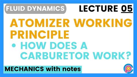 Atomizer Working Principle How Does A Carburetor Work Youtube