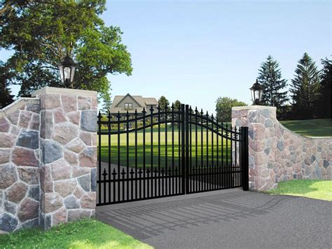 Dual Swing Gate Dual Swing Gate ST Petersburg Style 12 X 6 Feet