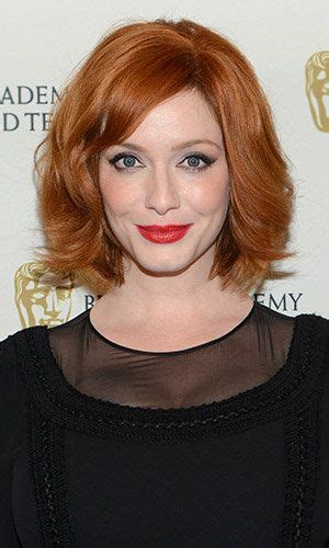 Christina Hendricks Gets A Beautiful Bob Christina Hendricks