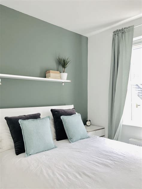 Sage Green Bedroom Inspiration with Statement Pieces | Bedroom color ...