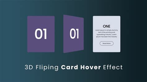 Css D Flip Card Effect On Hover Only Html Css Youtube