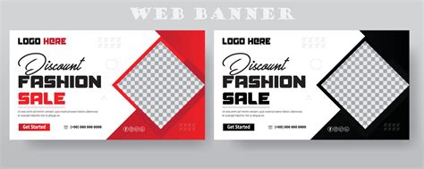 Discount fashion Sale web banner Template Design, Flash sale facebook ...