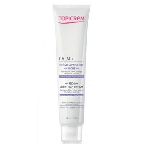 TOPICREM CALM ultra hydratante crème apaisante calmante riche 40 ML