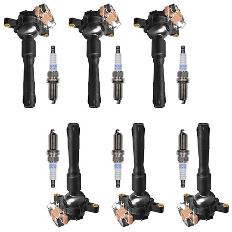 Set Of Isa Ignition Coils And Denso Platinum Spark Plugs Compatible