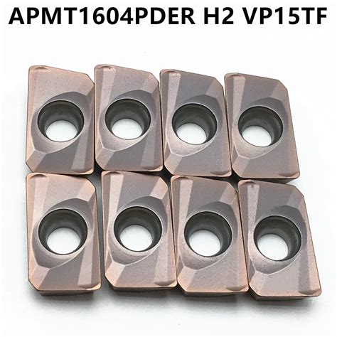 20PCS APMT1604PDER H2 VP15TF Carbide Blade Turning Tool APMT 1604 Face