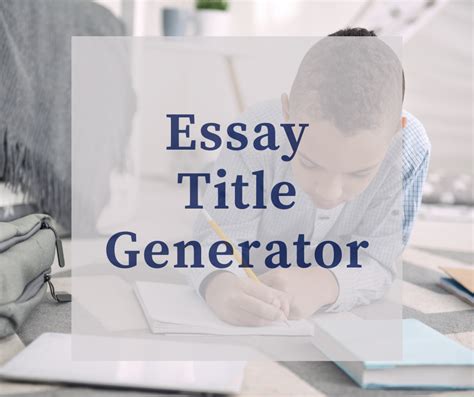 Random Essay Title Generator - Generate Essay Topics - Capitalize My Title