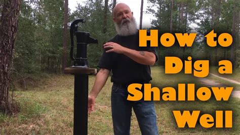 Digging A Shallow Well YouTube