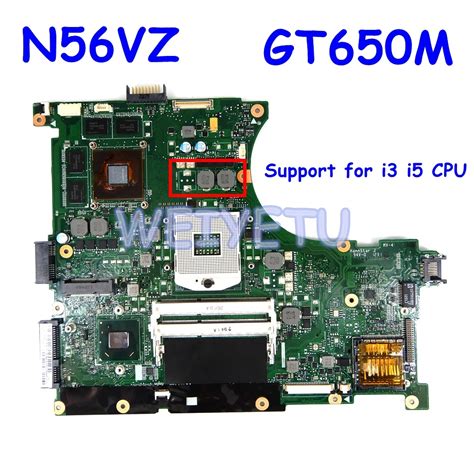 N56VZ GT650M 2GB Motherboard For ASUS N56VZ N56VM N56V N56VJ N56VV