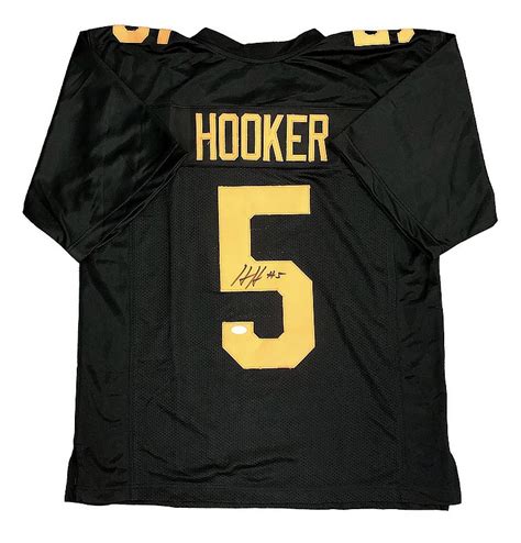 Hendon Hooker Autographed Signed Tennessee Volunteers Black Custom #5 ...