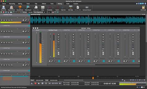 Nch Mixpad Multitrack Recording Software Acafeeds