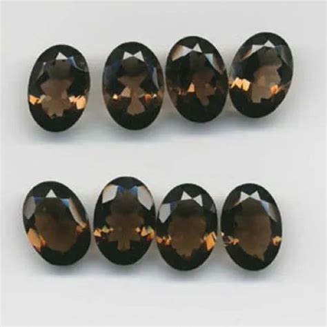 Oval Faceted Smoky Quartz At Rs 15carat Smoky Quartz Bead In Jaipur