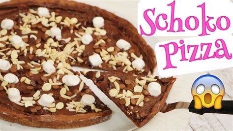 Schokoladen Pizza Selber Machen I Chocolate Pizza I Rocky Road Pizza I