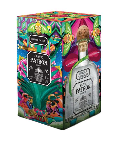 Limited Edition Mexican Heritage Tin Patron Silver Tequila Buy More