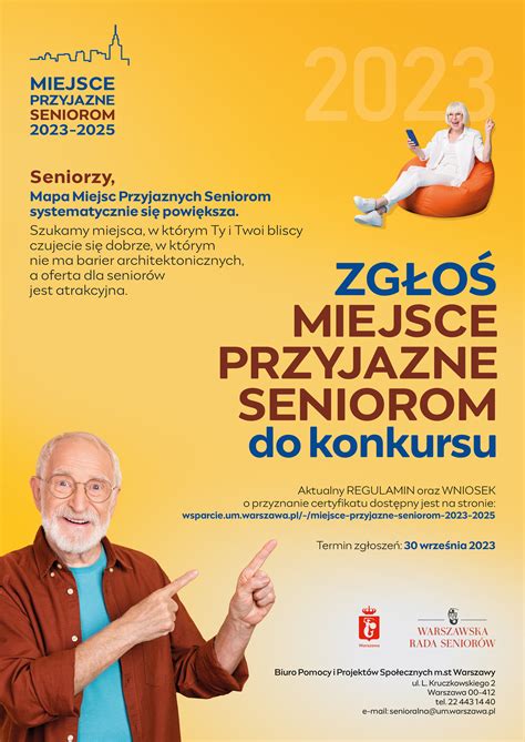 Konkurs Miejsce Przyjazne Seniorom Edycja 2023 2025 LXV Liceum