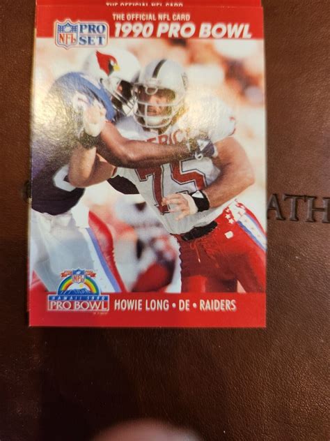 1990 Pro Set Pro Bowl Vintage 90s Card 351 Howie Long Los Angeles