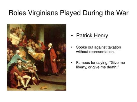 Ppt Virginians During The Revolutionary War Powerpoint Presentation Free Download Id572528