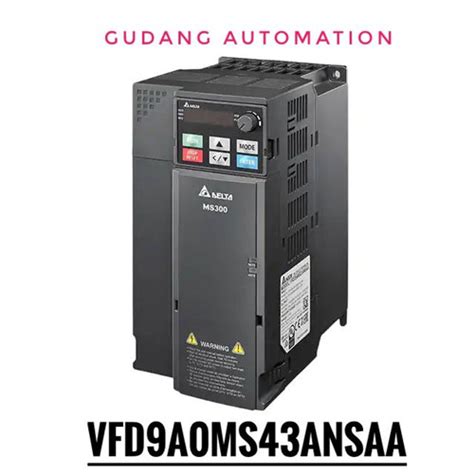 Jual VFD9A0MS43ANSAA INVERTER DELTA MS300 3 7KW 380VOLT 3PHASE 5HP