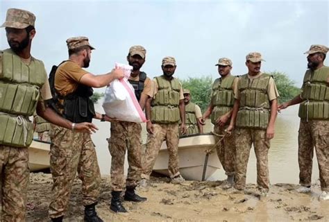 Pak Army Continues Relief Activities In Flood Hit Areas