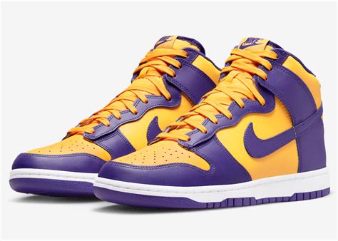 Giày Nike Dunk High 'Lakers' DD1399-500 Authentic-Shoes