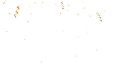 Premium Vector Orange Confetti In The Air With A Little Bit Of Orange