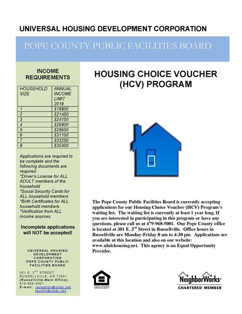 Housing Choice Voucher Program Flyers What We Do Universal Housing Development Corporation