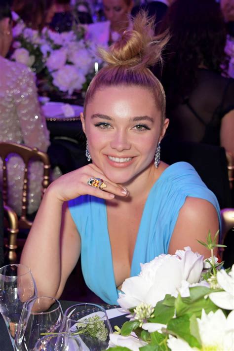 Florence Pugh At Official Trophee Chopard Dinner At Cannes Film