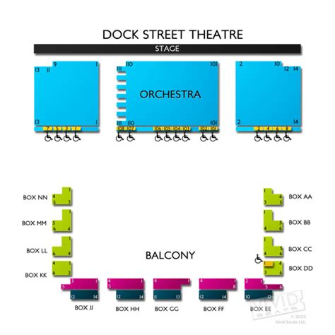 Dock Street Theatre Seating Chart | Vivid Seats