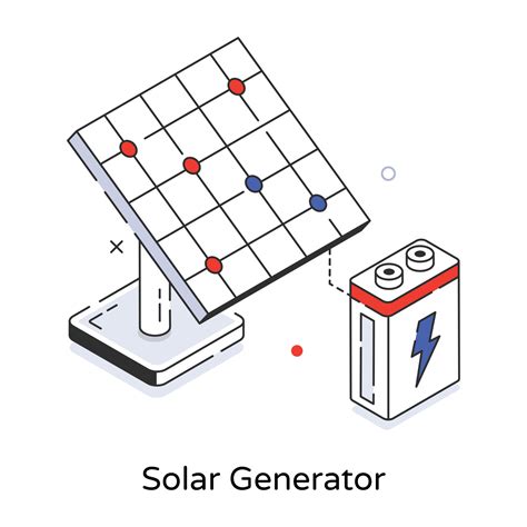 Trendy Solar Generator 19547930 Vector Art At Vecteezy