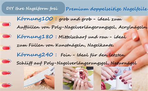 Nagelfeile Nagelfeilen Nagelfeilen F R Naturn Gel Und Dicke N Gel