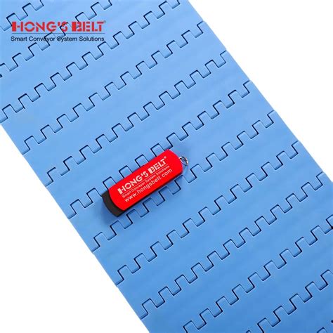 Hongsbelt Hs A Hd Flat Top Modular Plastic Conveyor Belt For Meat