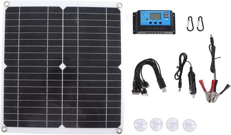 Güneş Paneli Kiti 20W 12V Monokristal IP65 10A Solar Şarjlı Su