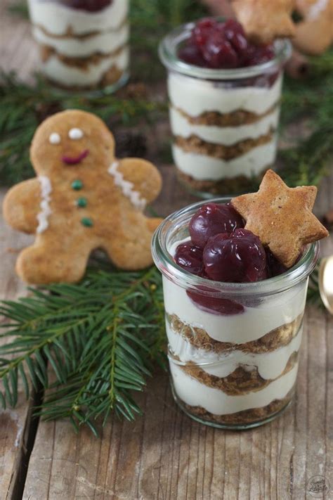 Lebkuchen Tiramisu Im Glas Mit Kirschen Rezept Sweets Lifestyle