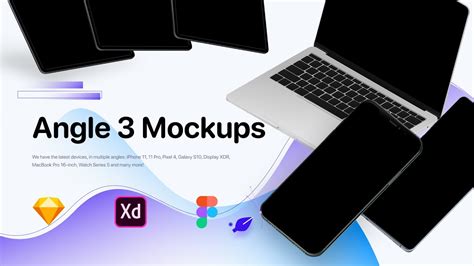 Angle 3 Mockups How To Create Mockups In Sketch Figma And XD YouTube