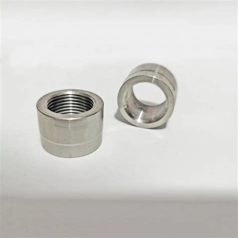 Custom Npt 316 Stainless Steel Threaded Half Coupling Weld On Pipe Tube Bung Fitting For Home