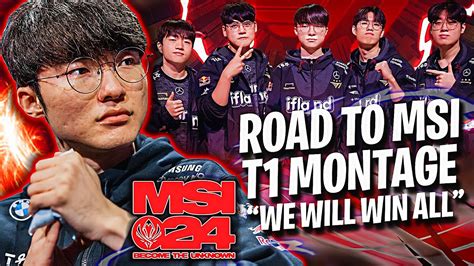 T1 Montage Road To Msi 2024 Best Of T1 2024 Lck Spring And Lck Playoffs