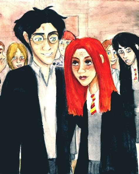 Hbp Rumours Of Harry And Ginny By Kiwikewte On Deviantart