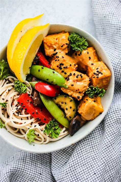 Vegan Noodle Bowl Recipe With Spicy Peanut Sauce Walder Wellness