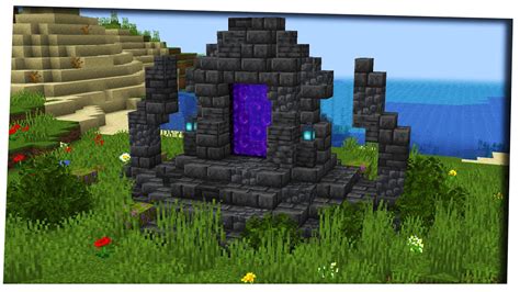 Minecraft But I Create A Custom Nether Portal Using 117 Blocks 10