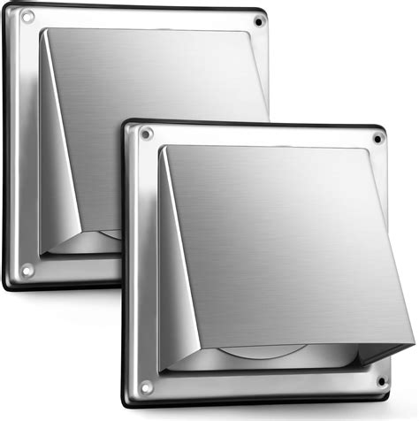 Amazon Gisafai 2 Pcs 4 Dryer Vent Cover Outdoor Stainless Steel