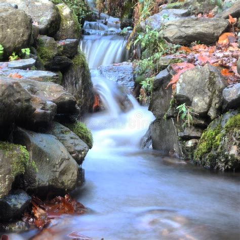 Waterfall in Slow Shutter Speed Stock Photo - Image of motion ...