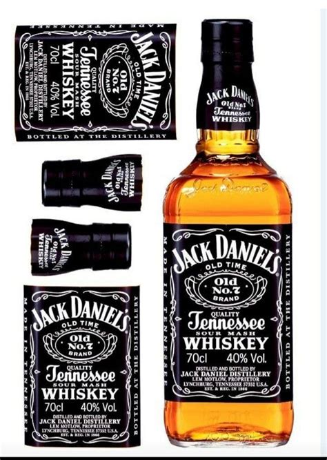 Jack Daniels Whiskey Bottle Cake